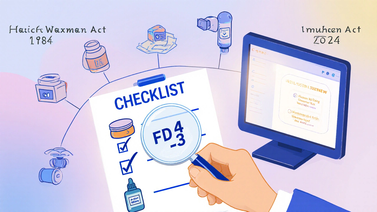 FDA inspector checking Q1-Q2-Q3 criteria for topical and inhaler drugs