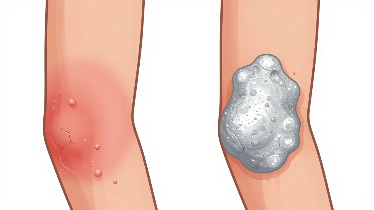 Eczema vs. Psoriasis: How to Tell Them Apart by Rash Appearance